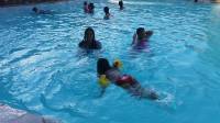 pool with kids