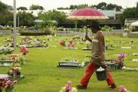 cemetery, workers