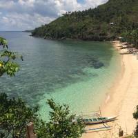 paradise, beach, white sand, cebu, philippines, summer, ocean, view, 