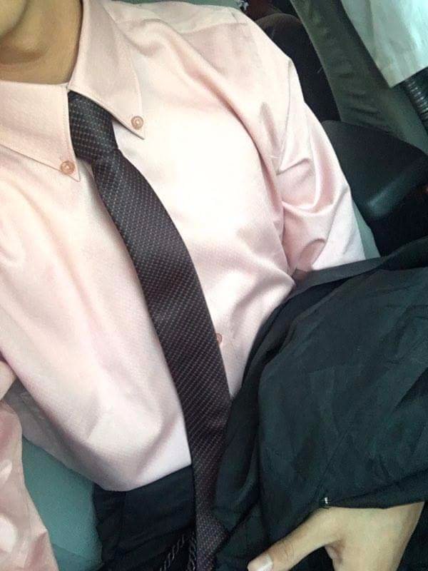 Formal business attire pink