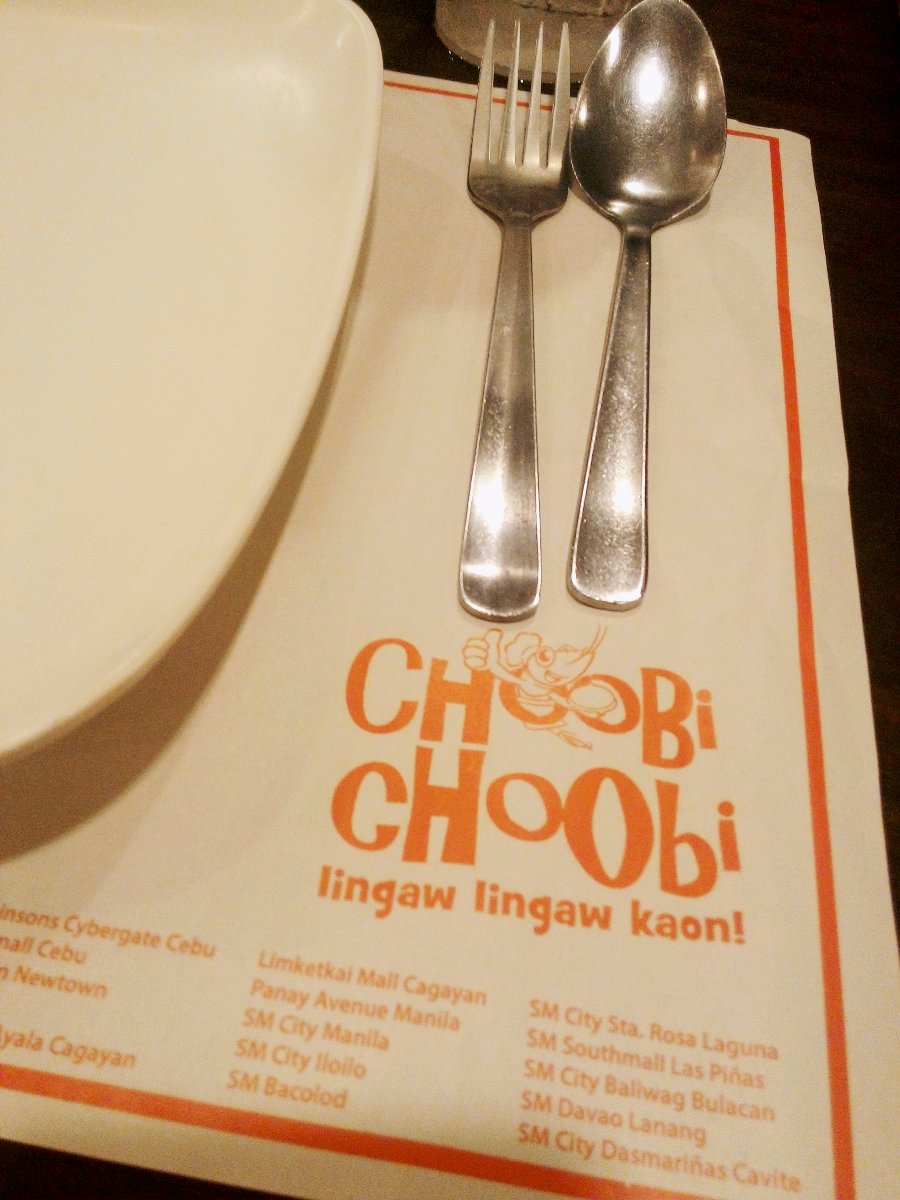 spoon and fork choobi choobi lets eat