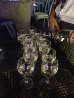 Wine glasses out with squad birthday celebration loved yehey horray
