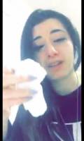 Tissue girl crying