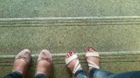 sandals, feet
