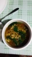 Noodles with Alugbati, so yummy