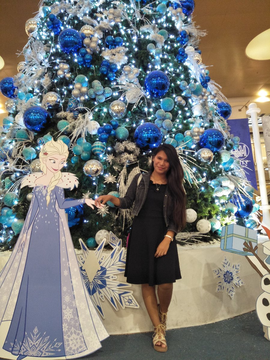 With Queen Elsa 