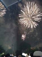 Fireworks that light up the sky during sinulog