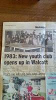 paper from 2008, 25 year anniversary of Walcott Youth Club