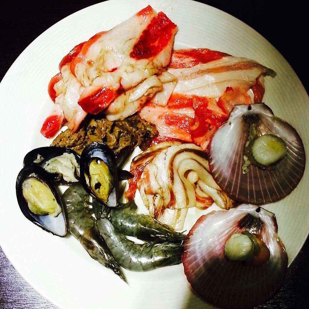 bacon and seafood