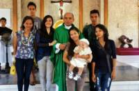 Te delyn and yo Rey christening of their baby