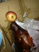 lechon and apple