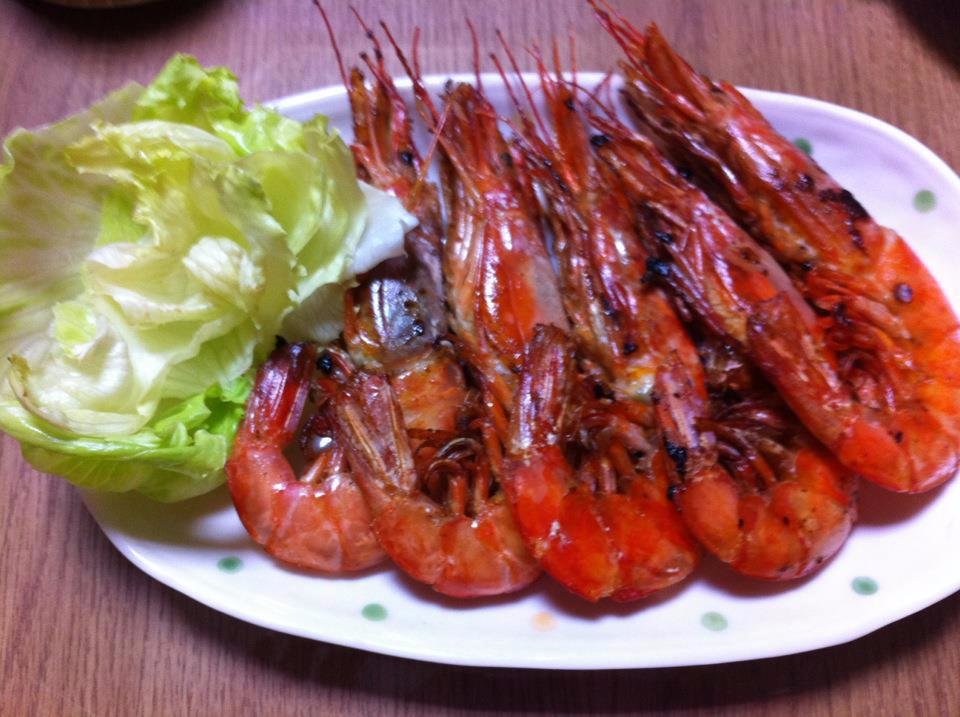 lovely shrimps for dinner yummy my favorite eating time dinner time mwah love