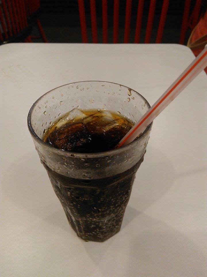 thirst, quencher, coca cola, with, ice