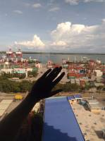 views from the top plus my hand
