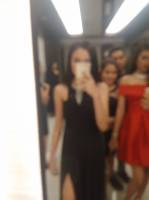 acquaintance party, mirror pic, blurry, loving black