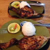 grilled chicken delicious mouth watering the best with rice and sauce happy tummy satisfied