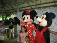 mickey mouse with the kiddos