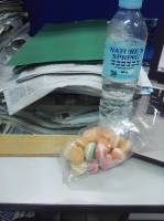 Gummies and water