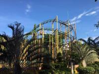 View of the roller coaster