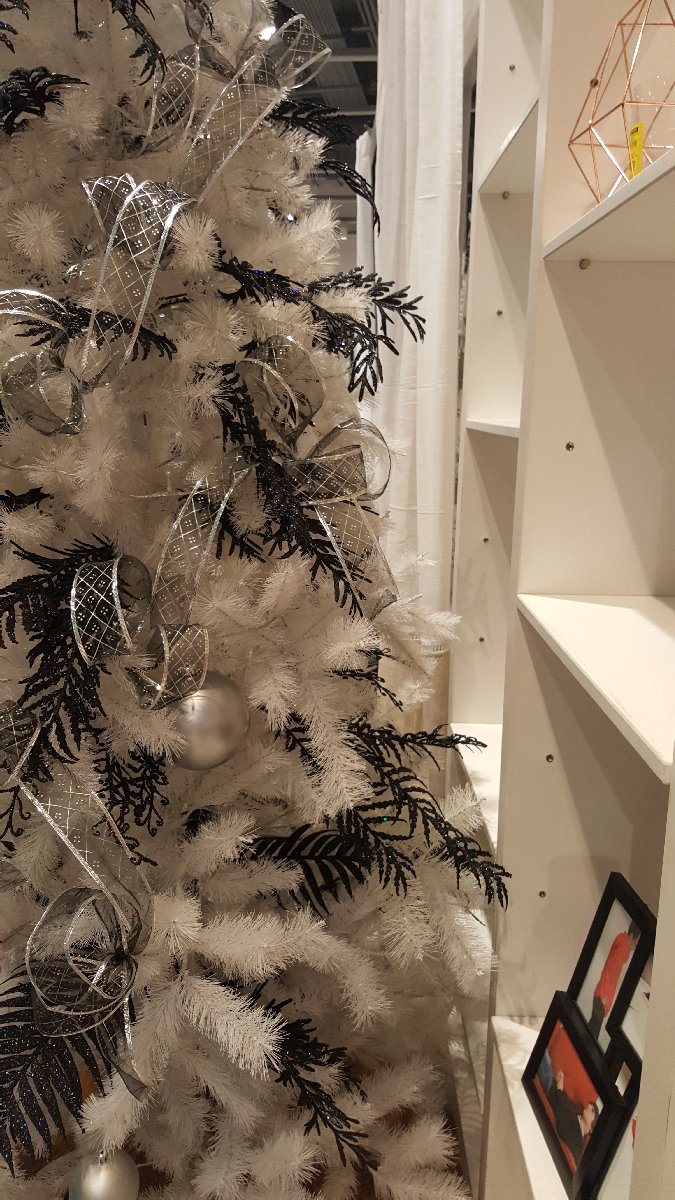 Black and White Themed Christmas tree