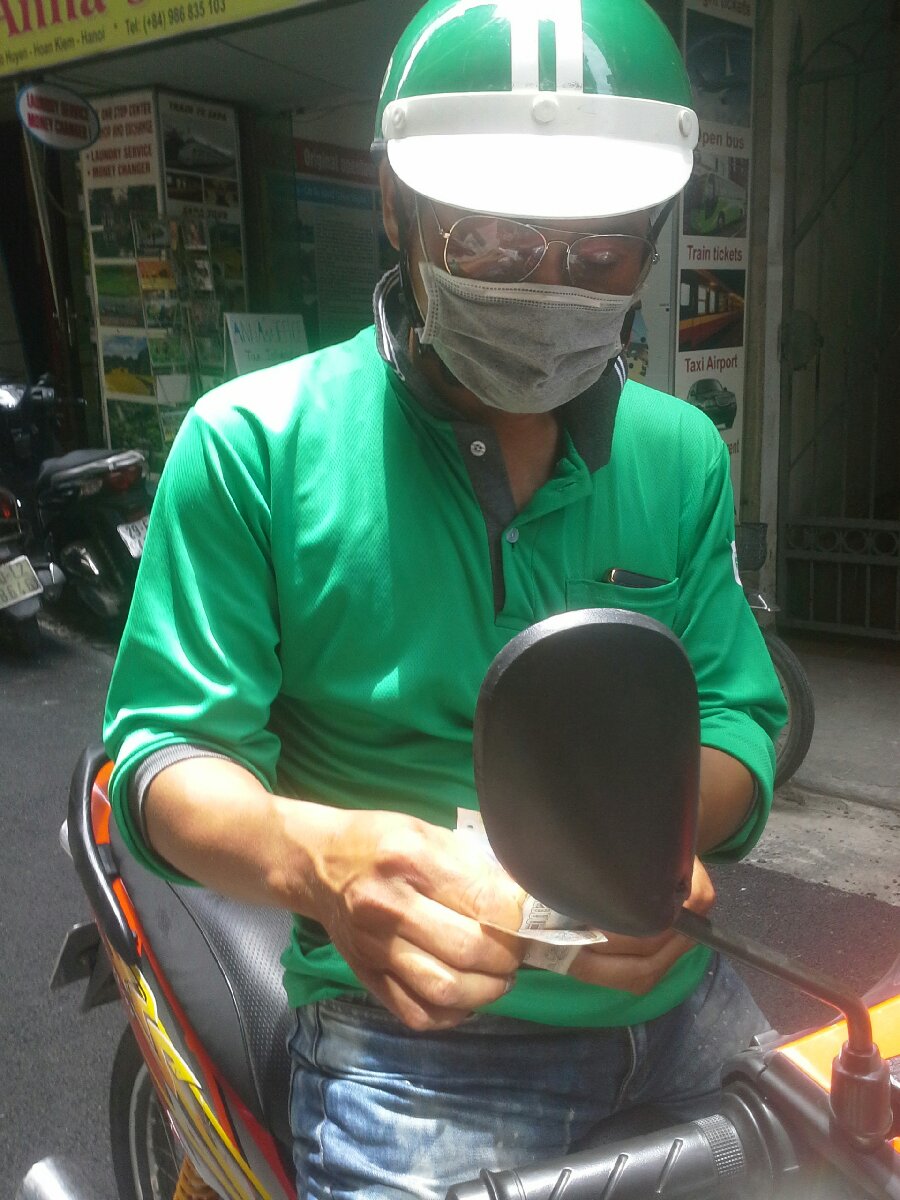 Grab Bike in Hanoi