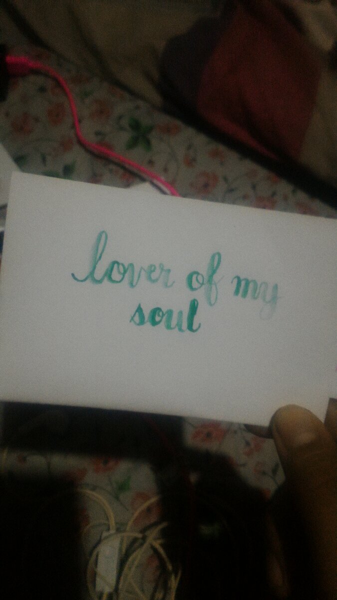#calligraphy Lover of my soul