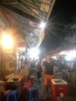 nightmarket in Hanoi