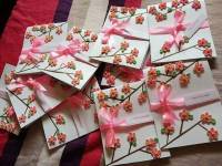 wedding invitation #quilling #weddings #cherryblossoms