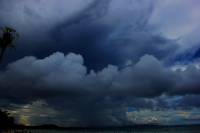 #clouds, #darkclouds, #beach #photography, #amateur