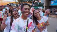 Paintfight in the streets of cebu