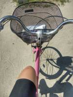 Wanna ride with me #coconutgirl #bikerider