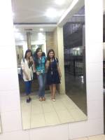 Mirror groupie with these beautiful girls, trio girls, school girls