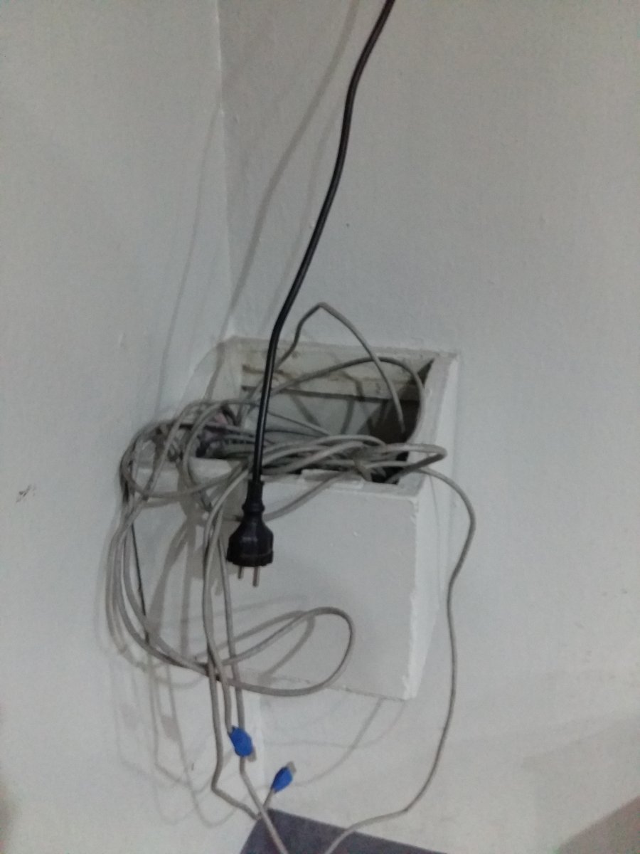 Crumpled wires, wires