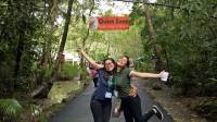 Bohol tour in tarsier sanctuary, hannah and josel