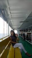 On board with lite ferry shipping going to bohol