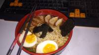 ramen, egg, noodles, seaweeds, beef, chopsticks, bowl, delicious, oishi
