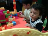Playtime, baby boy, blocks, lego