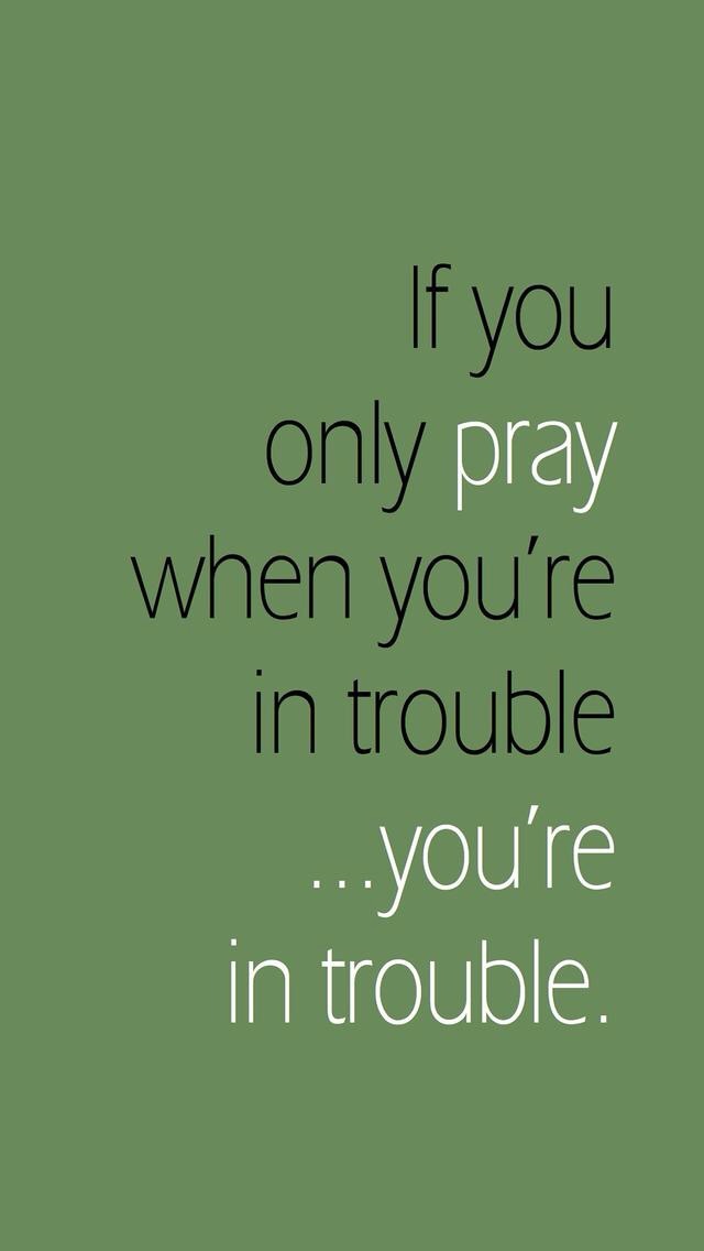 Just, pray