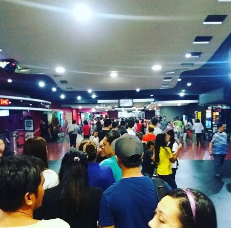 line for the movie ticket