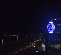 SM Seaside at night