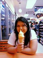 Deym b, modelling the 7-eleven ice cream