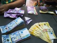 Money, hundreds, peso