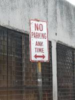 No, parking, sign