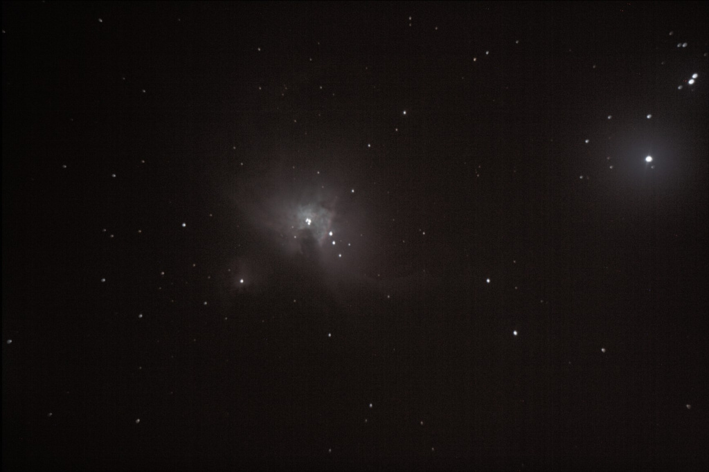 Orion Nebula, captured at home, 12 inch newtonian telescope