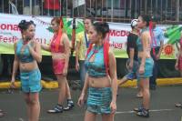 Sinulog 2011, main stadium, fashion show in the rain