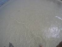 The white sand of puka beach