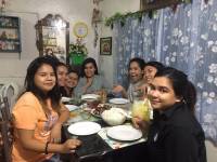 Dinner with friends at boaracay