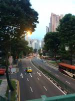 empty road, singapore