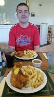 fish and chips with my Hubby