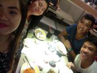dinner with them